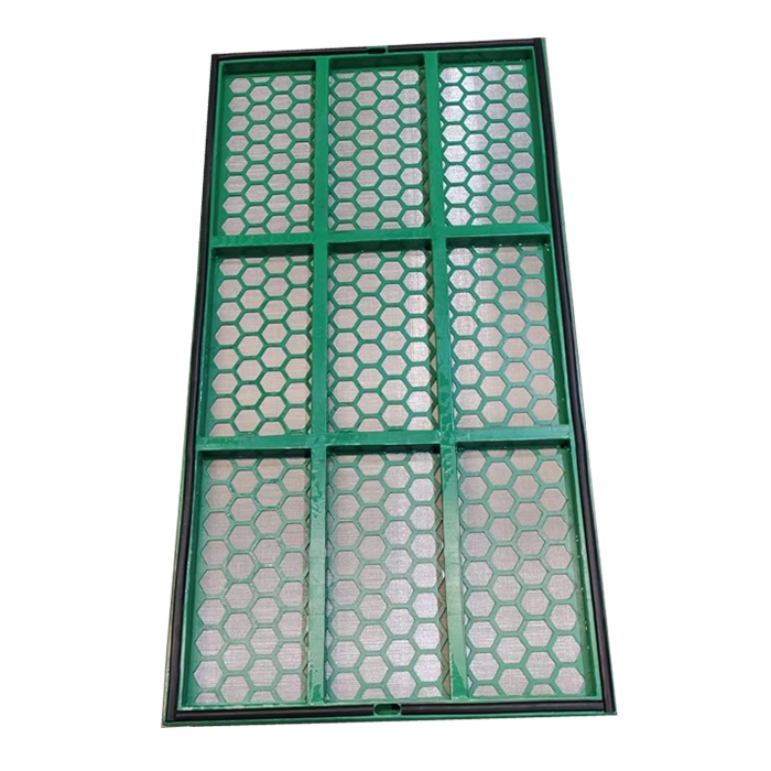 Steel frame shaker screen