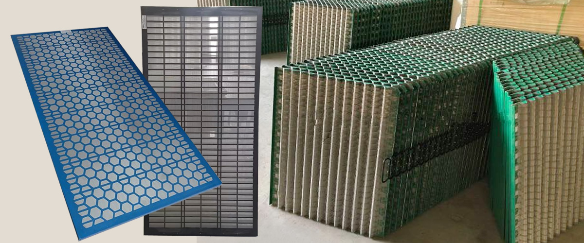 Finished Marshall composite and pyramid shaker screens in stock